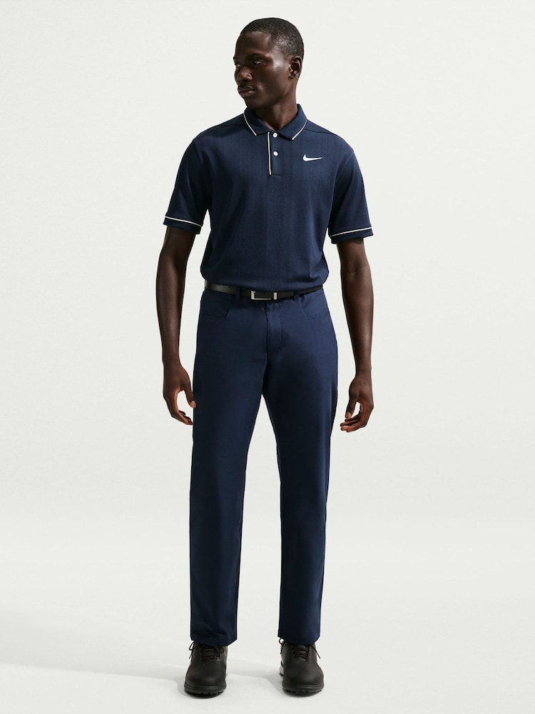 Nike Blue 5 Pocket Golf Trousers - Image 1 of 6