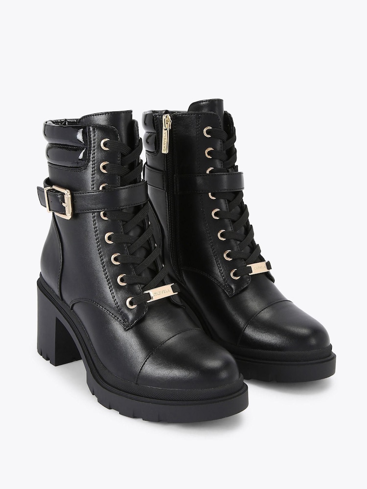 Carvela Boulder Stiefel mit Schnürung und Absatz - Bild 5 von 5