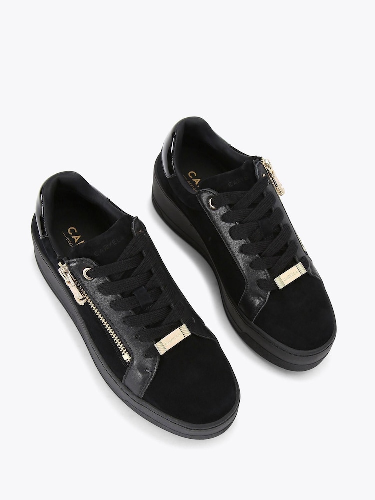Carvela Connected Zip Trainers - Image 2 of 4