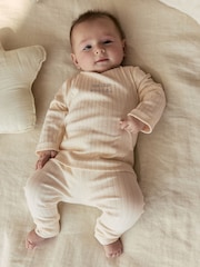 Neutral Hello World Top and Leggings Baby Set (0-18mths) - Image 1 of 18