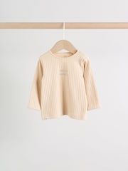 Neutral Hello World Top and Leggings Baby Set (0-18mths) - Image 7 of 18