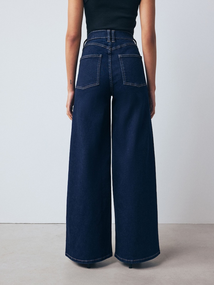 Jeans Skinny Bleu électrique Denim Co Taille 36 (fait Plutôt 34) - Occasion Très Bon état, Stretch