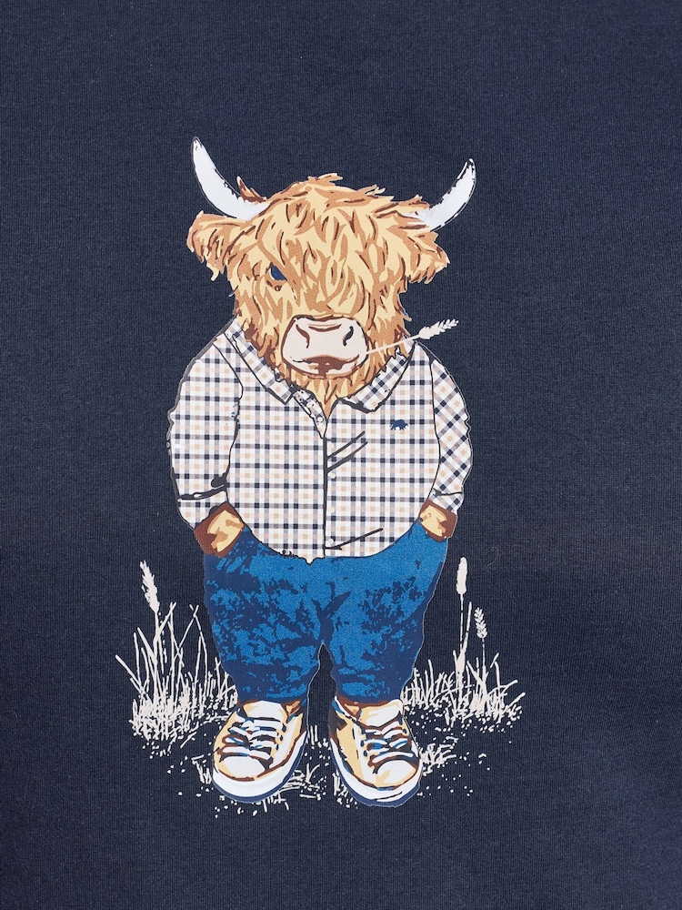 Camiseta Raging Bull Boy Blue Farmer Bully - Imagem 4 de 4