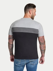 Raging Bull Cut & Sew Panel Black T-Shirt - Image 2 of 4