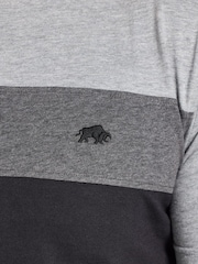 Raging Bull Cut & Sew Panel Black T-Shirt - Image 3 of 4