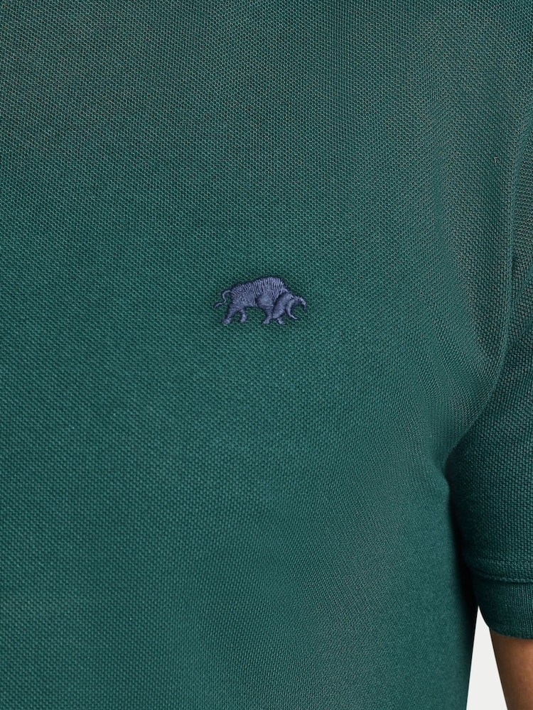 Raging Bull Green Classic Polo Shirt - Image 4 of 4