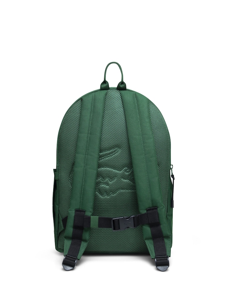 Lacoste Green Core Solid Backpack - Image 2 of 5