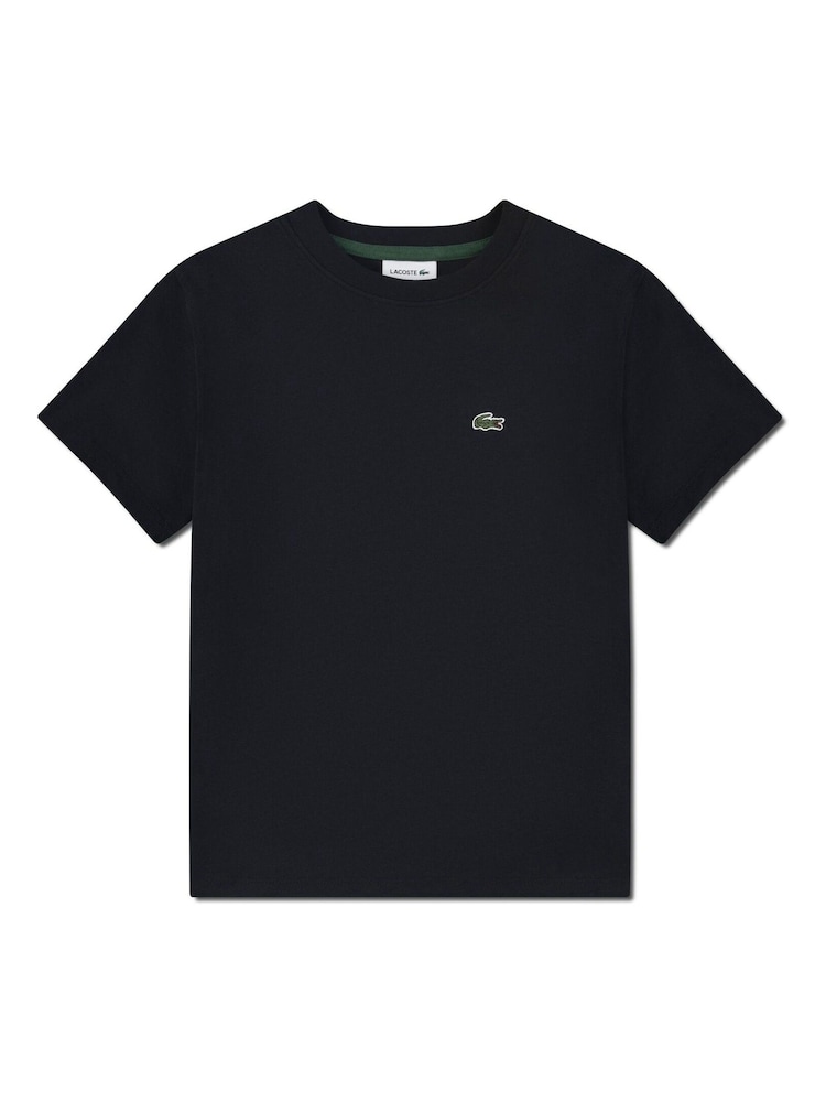 Lacoste Black Midweight Puffer Jacket - Image 1 of 3