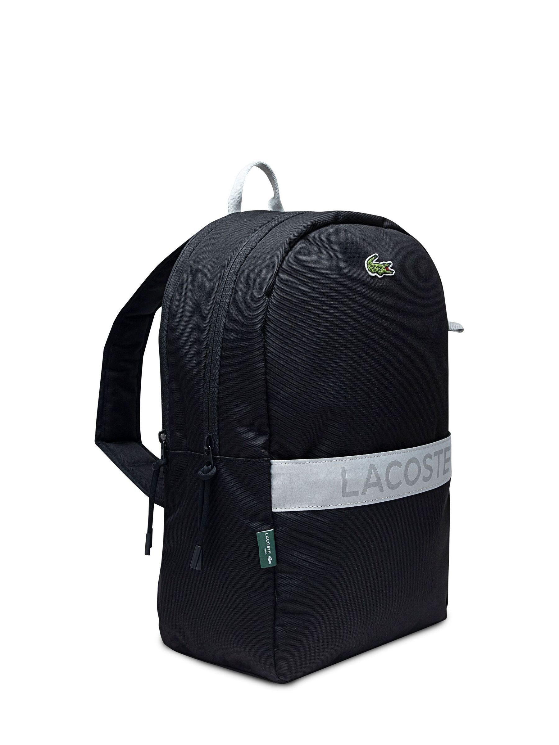Buy Lacoste Black Backpack with Pencil Case from Next USA