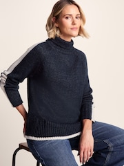 Tog 24 Blue Womens Moira Knitted Jumper - Image 4 of 7