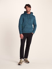 Tog 24 Blue Mens Mosby Knitlook Fleece Hoodie - Image 1 of 7