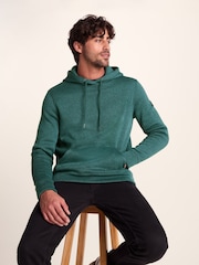 Tog 24 Blue Mens Mosby Knitlook Fleece Hoodie - Image 4 of 7