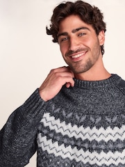 Tog 24 Blue Mens Michael Knitted Jumper - Image 5 of 7