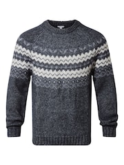 Tog 24 Blue Mens Michael Knitted Jumper - Image 7 of 7
