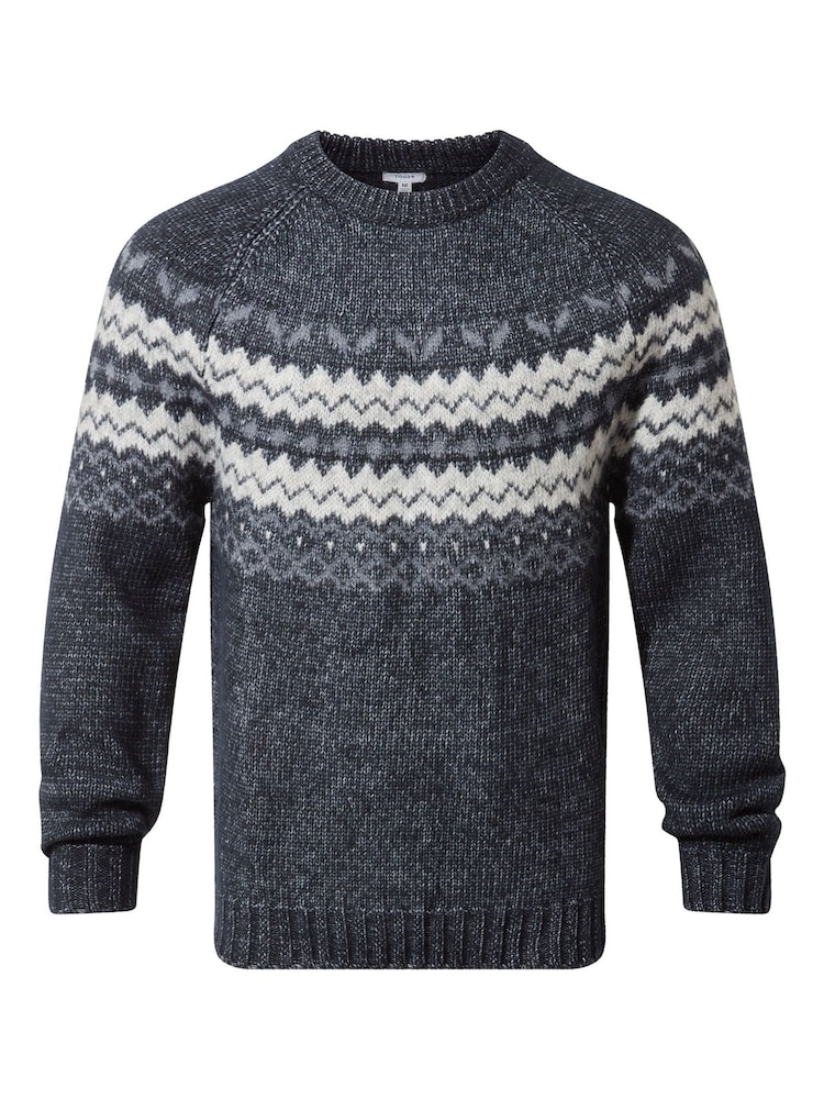 Tog 24 Blue Mens Michael Knitted Jumper - Image 7 of 7