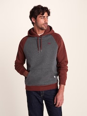 Tog 24 Red Mens Noston Raglan Hoodie - Image 1 of 7