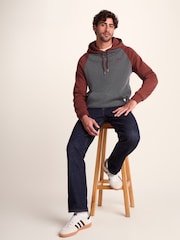 Tog 24 Red Mens Noston Raglan Hoodie - Image 4 of 7