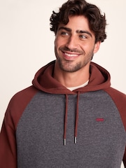 Tog 24 Red Mens Noston Raglan Hoodie - Image 5 of 7