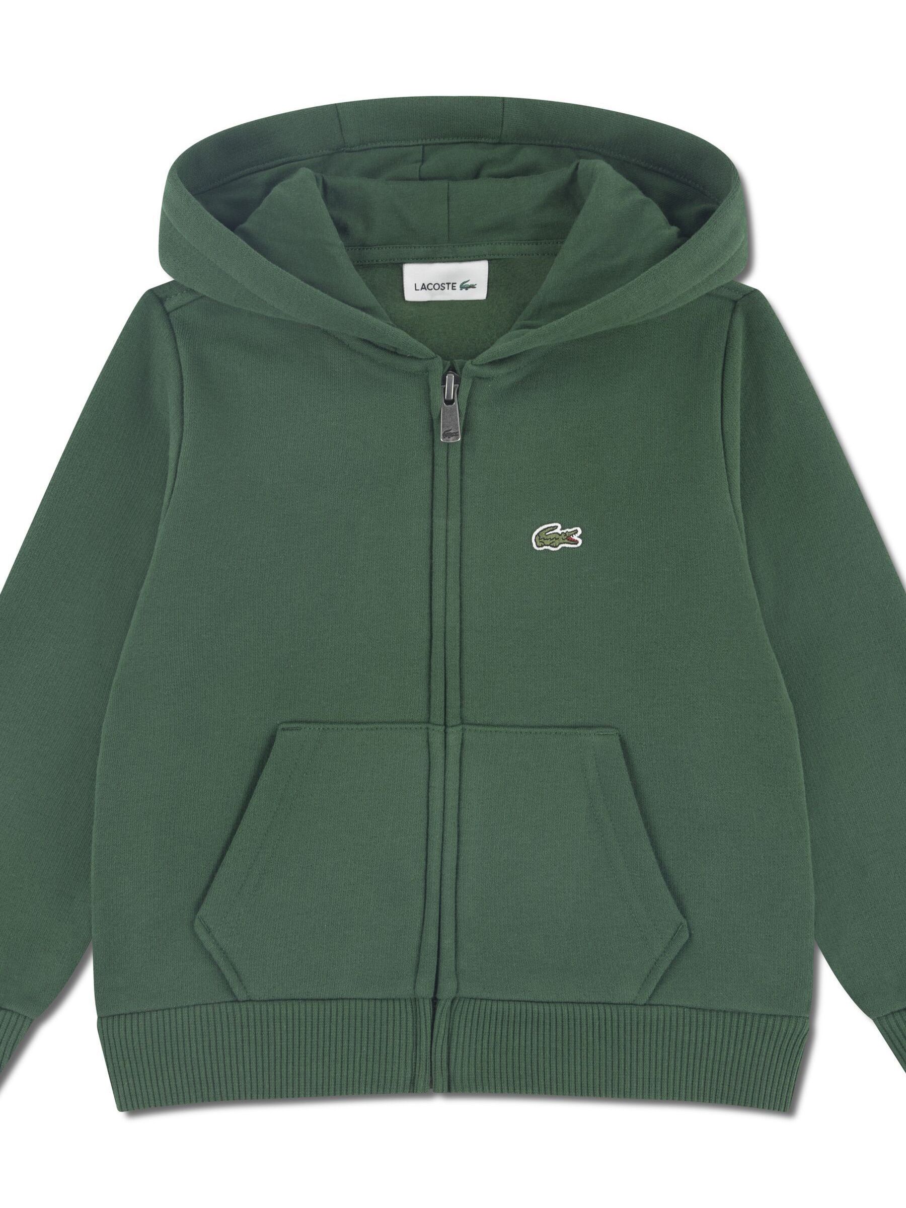 Buy Lacoste Green Core Fleece Full-Zip Hoodie from Next USA