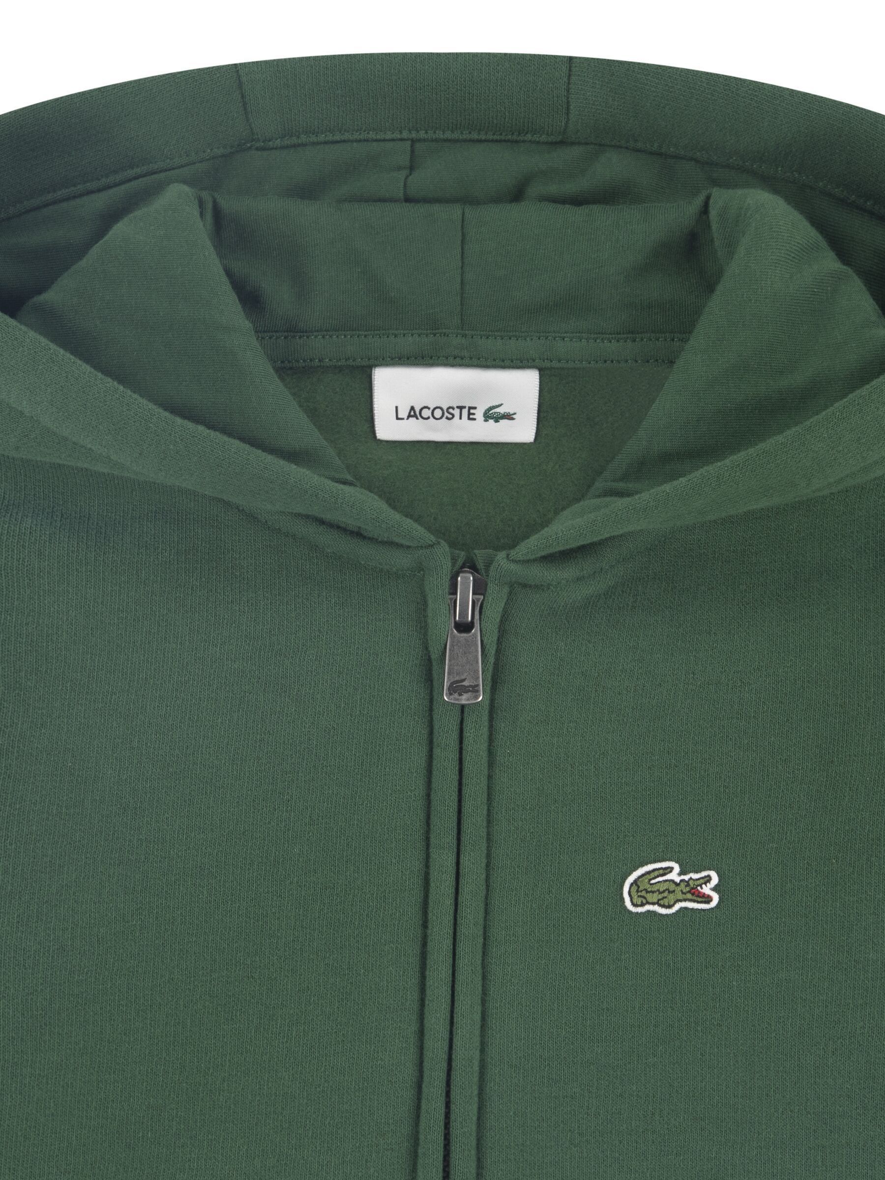 Buy Lacoste Green Core Fleece Full-Zip Hoodie from Next USA