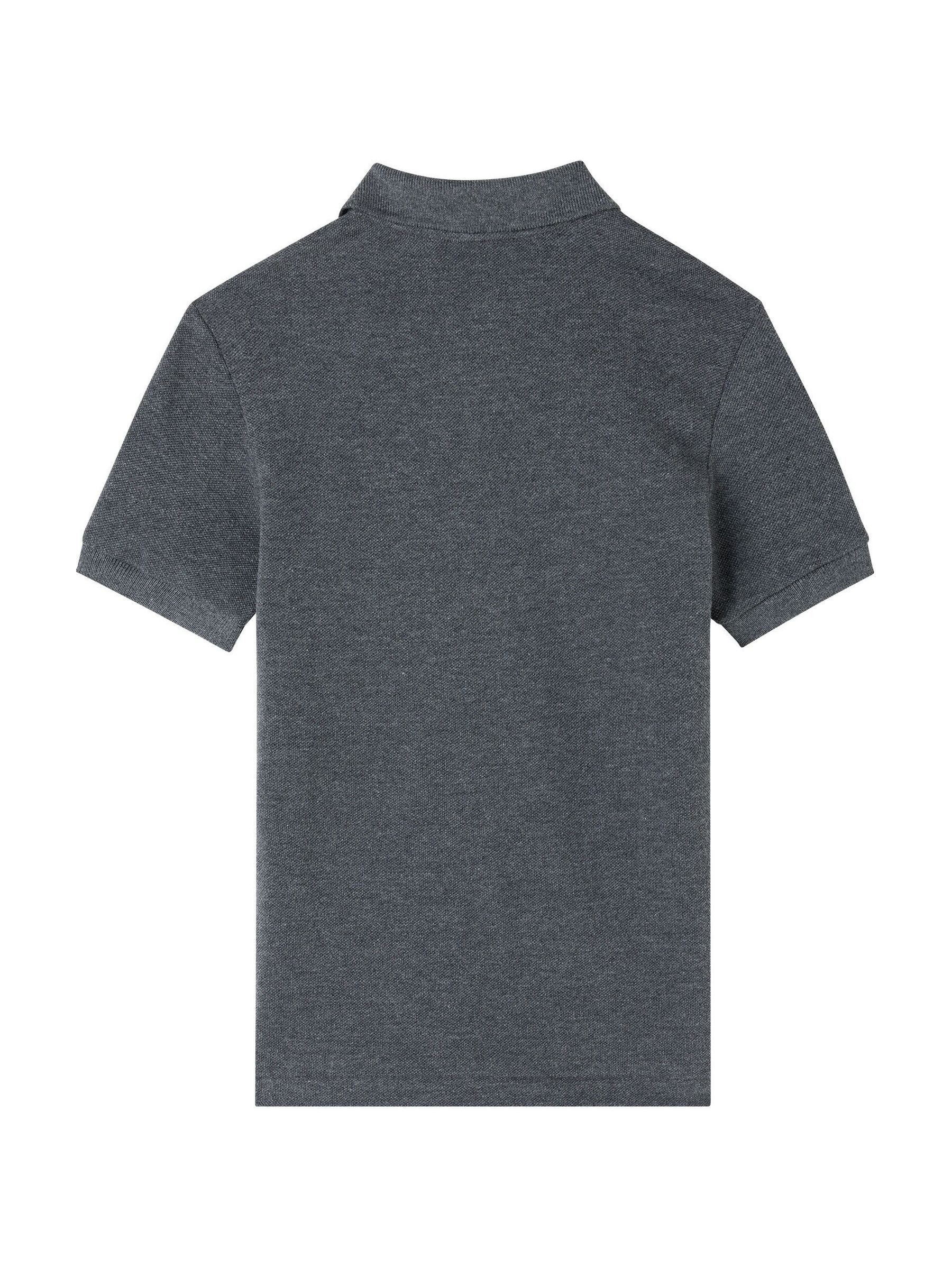 Buy Lacoste Grey Petit Piqué Logo Polo Shirt from Next USA