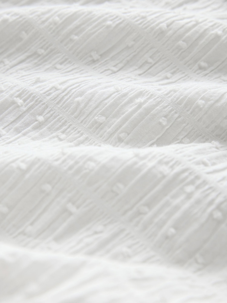 White Button Through Tie Waist Sleeveless Maxi Dress - Image 7 of 7