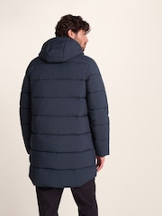 Tog 24 Blue Mens Preece Padded Long Jacket - Image 3 of 9