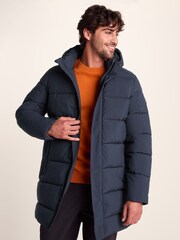 Tog 24 Blue Mens Preece Padded Long Jacket - Image 8 of 9