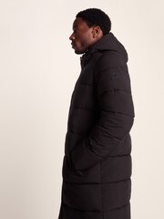 Tog 24 Black Mens Preece Padded Long Jacket - Image 8 of 9