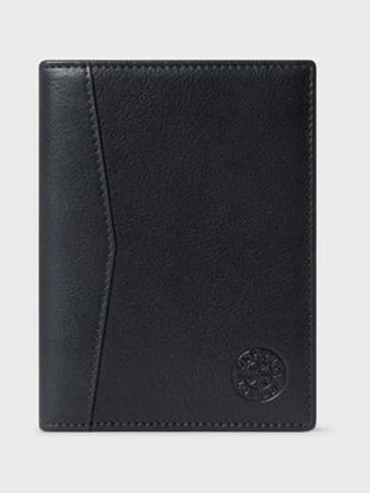 Osprey London The Compass Leather Black Passport Holder - Image 2 of 5