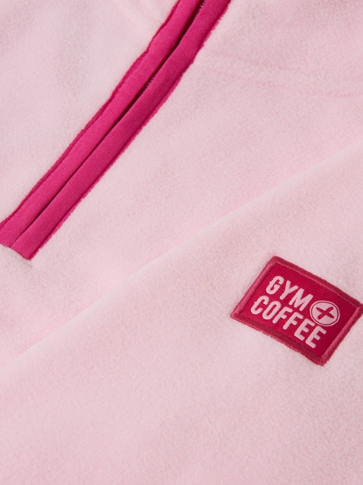Pink - Gym + Coffee Kids Polar Fleece - Bild 4 von 4