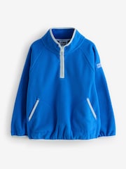 Gym + Coffee Blue Kids Polar Fleece - Image 1 of 1