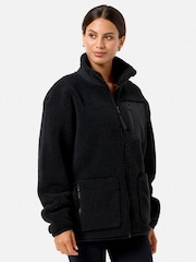 Gym + Coffee Black Industry Fleece Jacket - Image 1 of 1