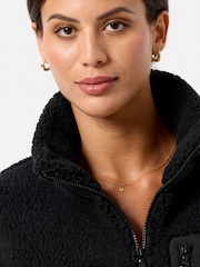 Gym + Coffee Black Industry Fleece Jacket - Image 6 of 8