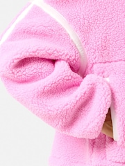Gym + Coffee Pink Industry Half Zip Fleece - Image 5 of 6