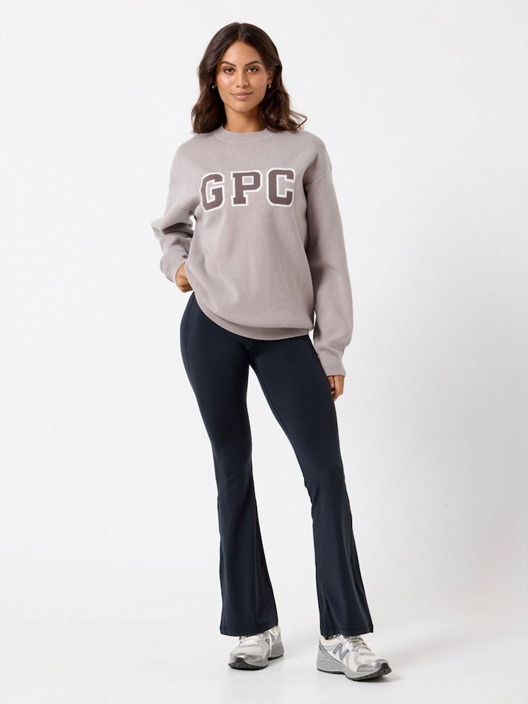 Gym + Coffee Natural Knit Crew Sweatshirt - Image 1 of 5