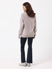 Gym + Coffee Natural Knit Crew Sweatshirt - Image 2 of 5