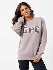 Gym + Coffee Natural Knit Crew Sweatshirt - Image 3 of 5