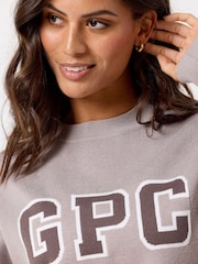 Gym + Coffee Natural Knit Crew Sweatshirt - Image 4 of 5