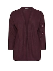 Yours Curve Purple Standard Cardigan - Image 5 of 5