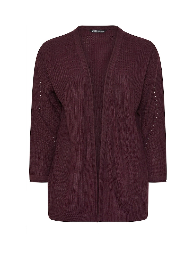 Yours Curve Purple Standard Cardigan - Image 5 of 5