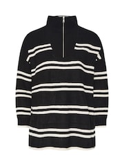 Preto - Yours Curve Quater Zip Jumper - Imagem 5 de 5