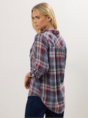 M&Co Blue Petite Check Shirt - Image 3 of 5