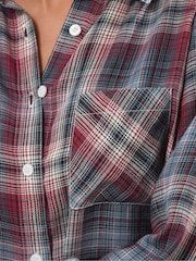 M&Co Blue Petite Check Shirt - Image 4 of 5