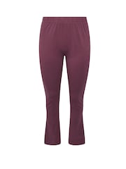 Yours Curve Red Flare Leggings - Image 6 of 6