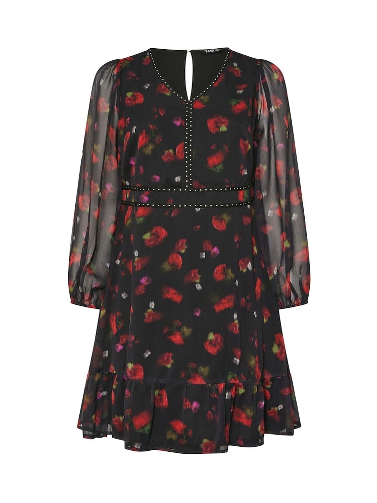 Vestido com fita cravejada Yours Curve - Imagem 6 de 6