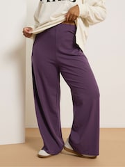 Roxa - Leggings Yours Curve de perna larga - Imagem 1 de 5