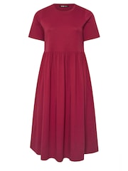 Vermelho - Yours Curve Throw de smock Dress - Imagem 5 de 5