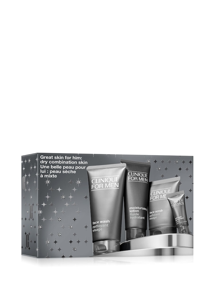 Clinique Great Skin For Him: Dry Combination Skin Set Worth 116 - Image 1 of 2