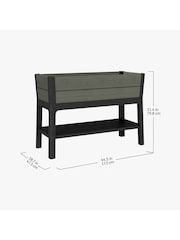 Keter Ashwood Darwin Raised Garden Planter - Image 5 of 5